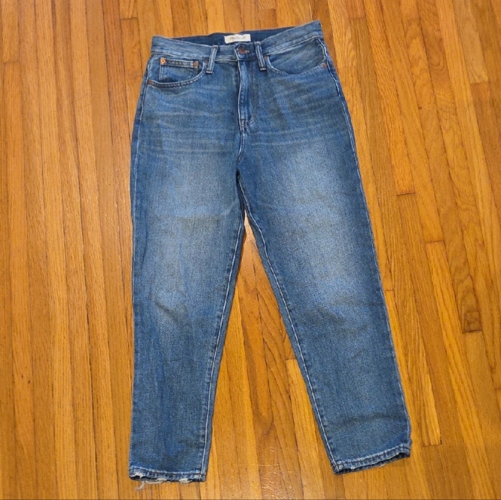 Madewell Light To Medium Wash "The Mom Jean" Sz 27